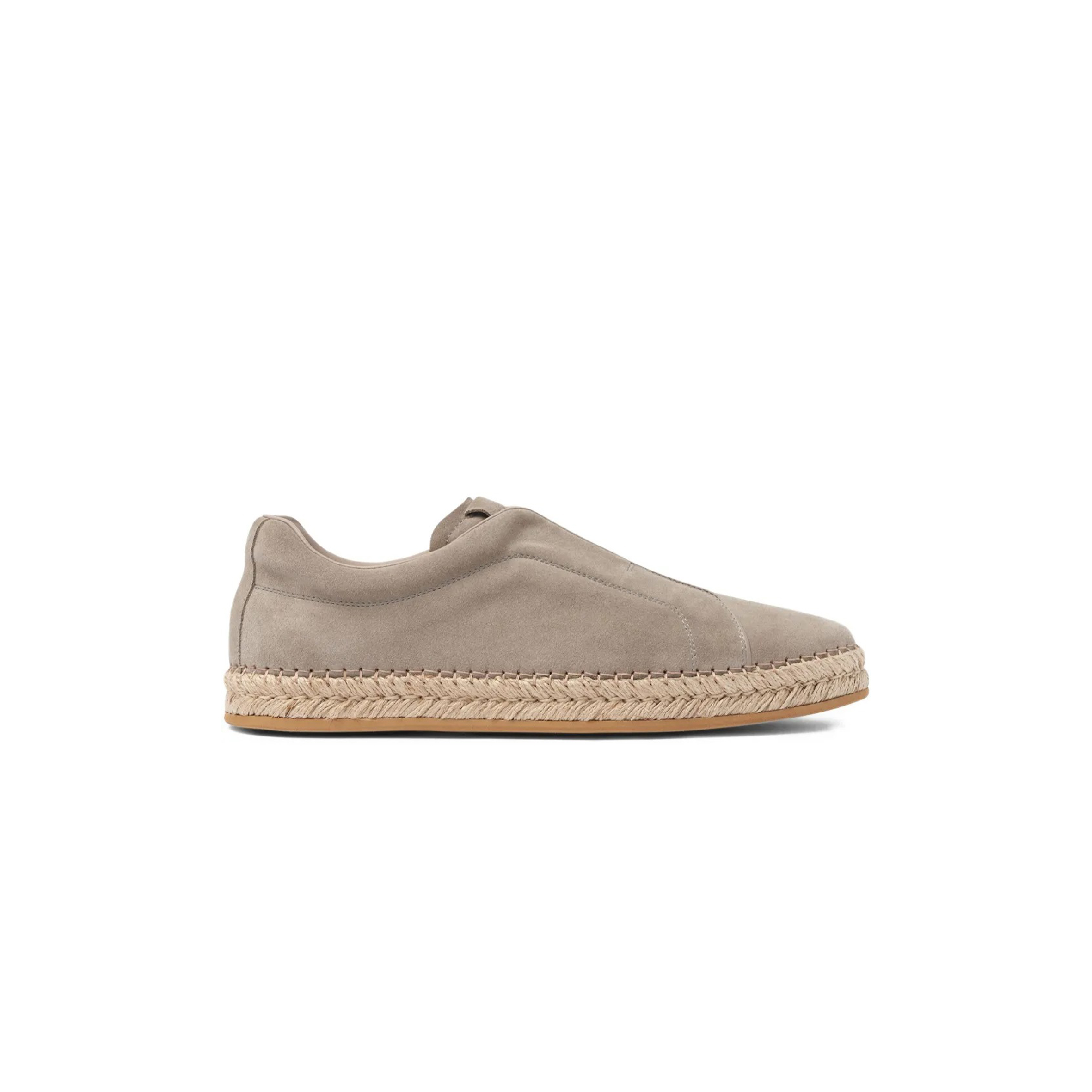 ZEGNA SUEDE ESPADRILLES 
